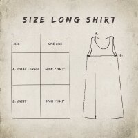 Longshirt - eng geschnitten - Batik - Tie dye - Eye