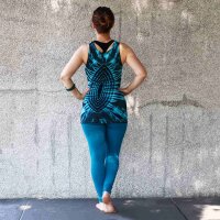 Longshirt - eng geschnitten - Batik - Tie dye - Eye