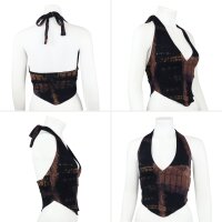 Neckholder - Top - Crop Top - Jersey - Batik - Tie dye -...