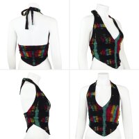 Neckholder - Top - Crop Top - Jersey - Batik - Tie dye - Birch