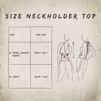 Neckholder - Top - Crop Top - Jersey - Batik - Tie dye - Birch