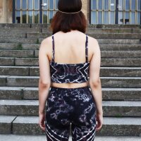 Crop Top - cross straps - Batik - Diamond