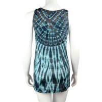 Long shirt - tight cut - Batik - Tie dye - Bamboo