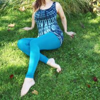 Long shirt - tight cut - Batik - Tie dye - Bamboo