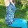 Long shirt - tight cut - Batik - Tie dye - Bamboo
