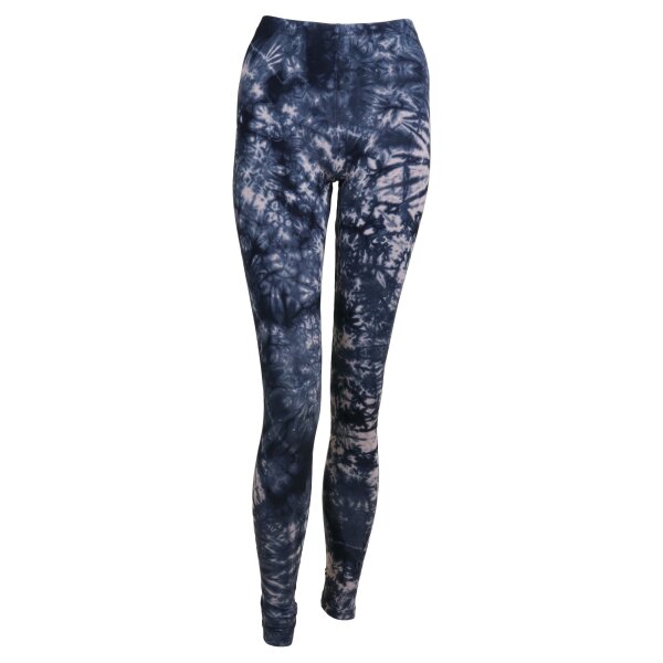 Leggings - Batik - Landscape - schwarz - braun-beigebraun