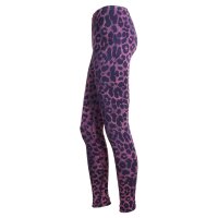 Leggings - Batik - Leo - schwarz - pink