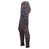 Leggings - Batik - Leo - schwarz - braun-hellbraun