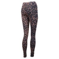 Leggings - Batik - Leo - schwarz - braun-hellbraun