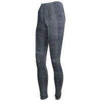Leggings - Batik - Flower of life - schwarz - grau