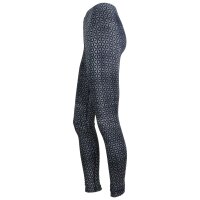 Leggings - Batik - Flower of life - schwarz - grau