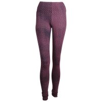 Leggings - Batik - Flower of life - schwarz - pink