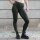 Leggings - Batik - Flower of life - black - green-poison green
