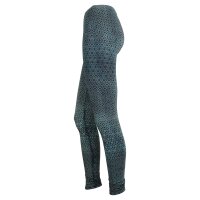Leggings - Batik - Ornamental skin - black - green-poison green